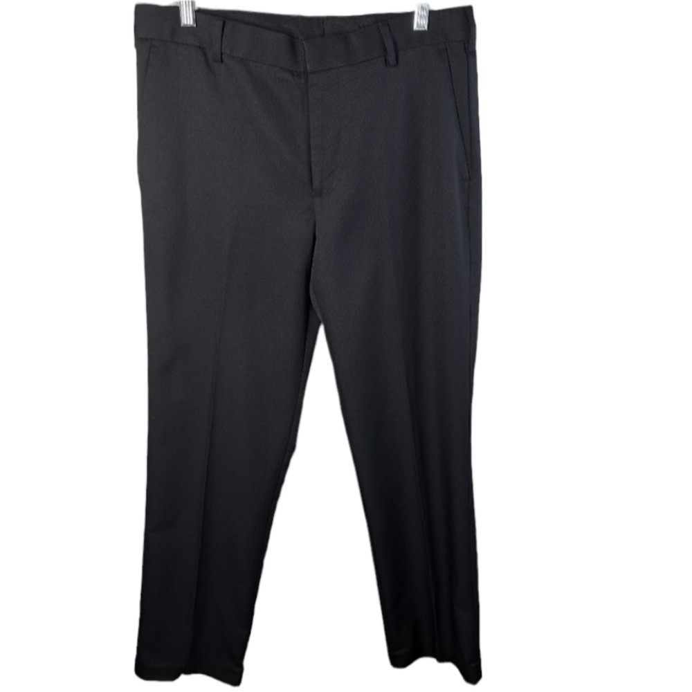 Arrow Men's Black Dress Pants 100% Polyester Size 32×32